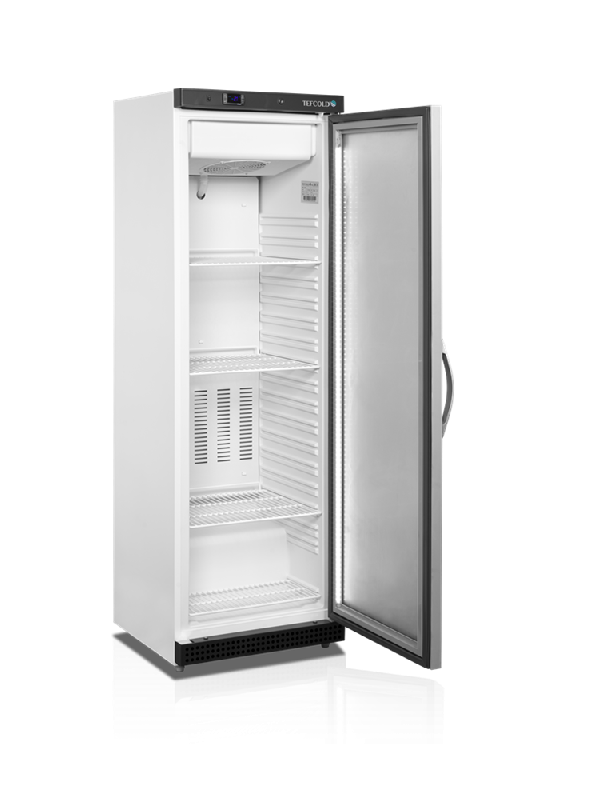 Congélateur vertical de vitrine Ventilé L.600mm 340L ext.Blanc TEFCOLD_1