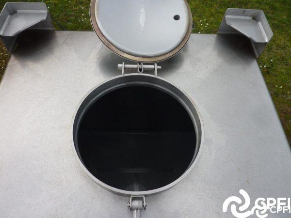 Container inox carré 1000 L - con017 - Goavec - IBC/GRV - INOX 316_1