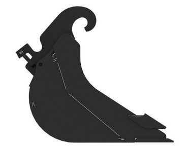 Godet d'excavation-mini-pelle - caterpillar finance france - 500 mm (20 in) - poids 67 kg_1