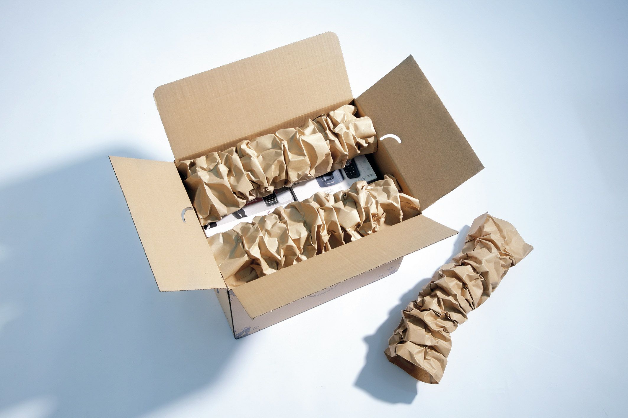 Chips De Calage Biodégradables - 200 Litres, Amidon De Maïs, Compostables, Bleues, Pour Emballage écologique