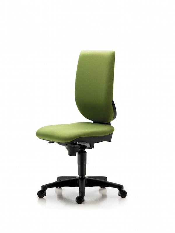 Siège de bureau Tertio haut dossier synchrone - Sokoa - Rouge, Réglable hauteur_2