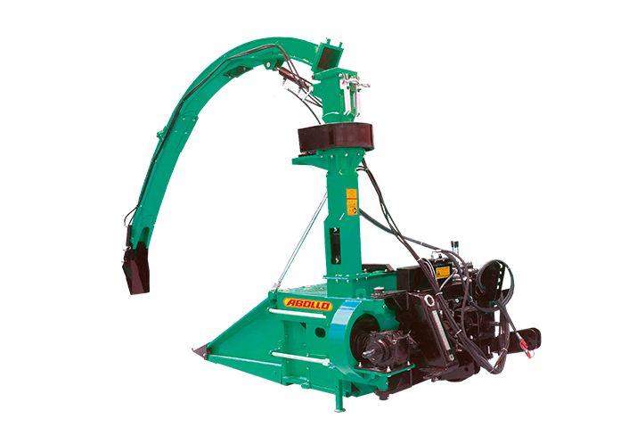 Ty-mc2 - ensileuse tractée - Abollo - capacité 40-45t/h - hachoir à maïs à deux rangs - largeur de travail 1,25m_1
