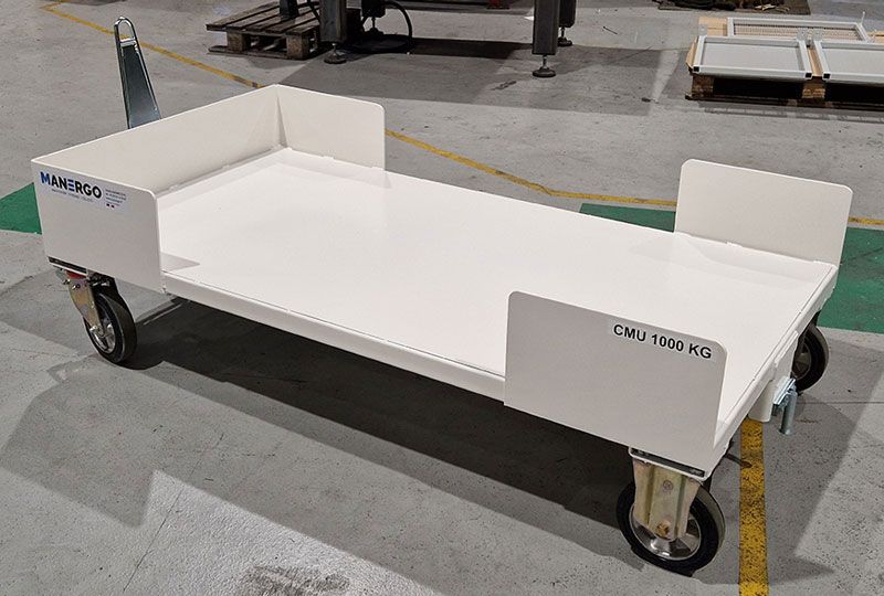Chariot tractable - 1875 x 912 x 773 mm - Référence RM100-917-327-4440 - Charge max 1000 kg_1