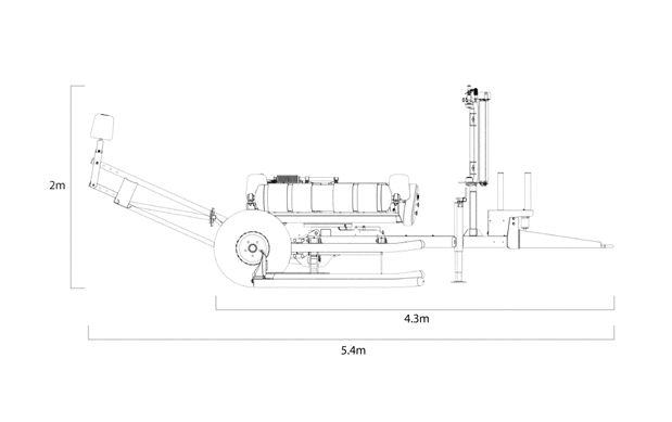 Machine agricole E100 SA avec système semi-automatique One-Touch