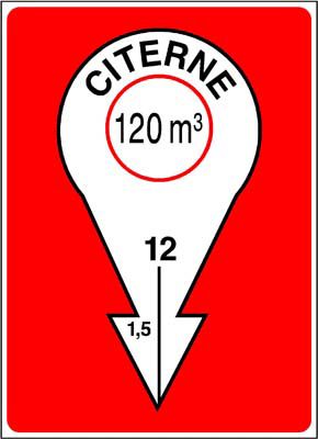 Panneau de signalisation - prise et point d'eau_1