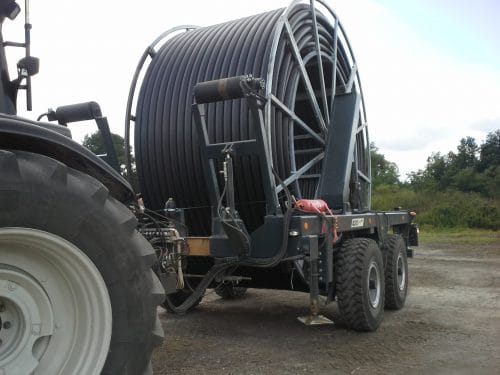 Remorque porte-touret - DER CU 20T chantier - homologation agraire ou chantier, freinage et suspension personnalisables_1