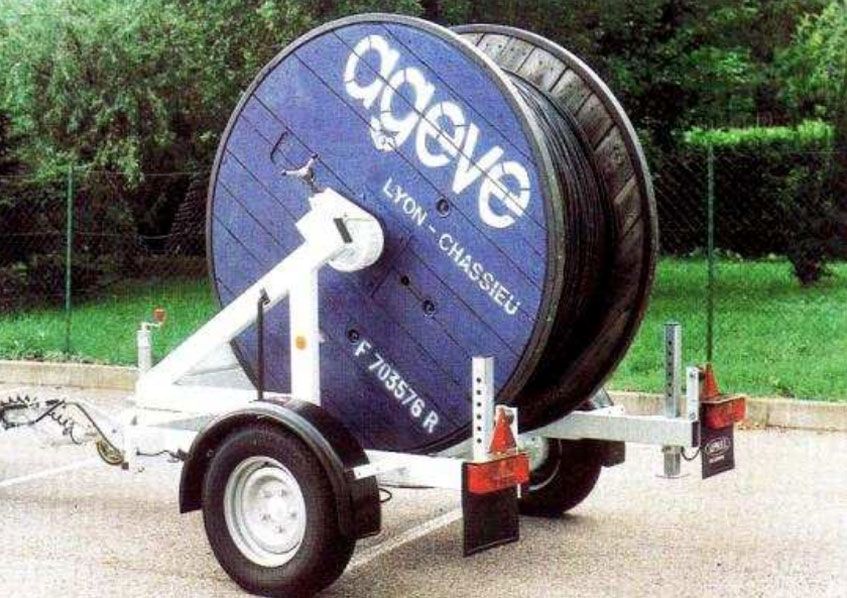 S 1000 - Remorque Porte-Touret - SIPREL - Charge utile 970 Kg_1
