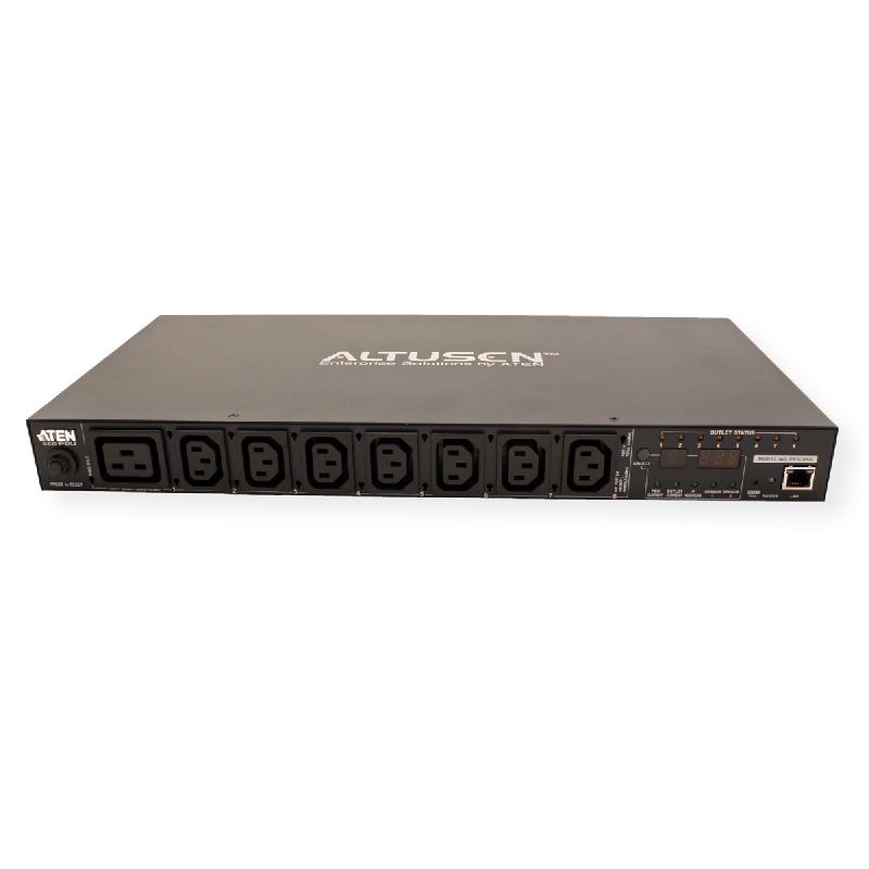 ATEN  PE6208G Multiprise IP, 8 ports, 1UH, 7xC13 + 1xC19, 16A_1