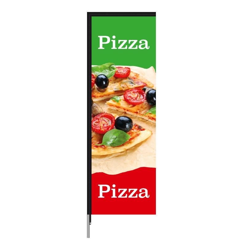 Beach flag rectangulaire - Déjà imprimé - ROTISSERIE_1