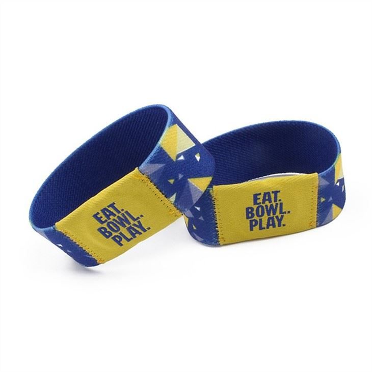 Bracelet RFID - Kaven - en tissu élastique polyester avec puce intégrée - réutilisable et imprimable_1