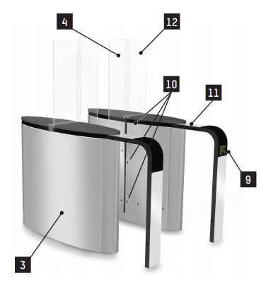Couloir sécurisé de passage - Automatic Systems SL901 - puissance consommée 250 W_1