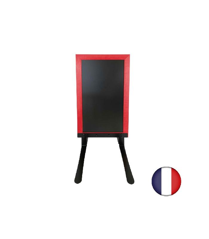 Panneau trottoir cadre bois sur piétement noir effet ressorts - 124 x 63,5 cm - Référence : PFN733RV_1