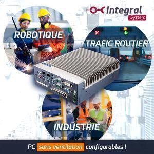 PC industriel fanless i3,i5 et i7 de 6ème et 7ème génération avec 2 ports COM - Référence: MIC-7700H-00A2_1