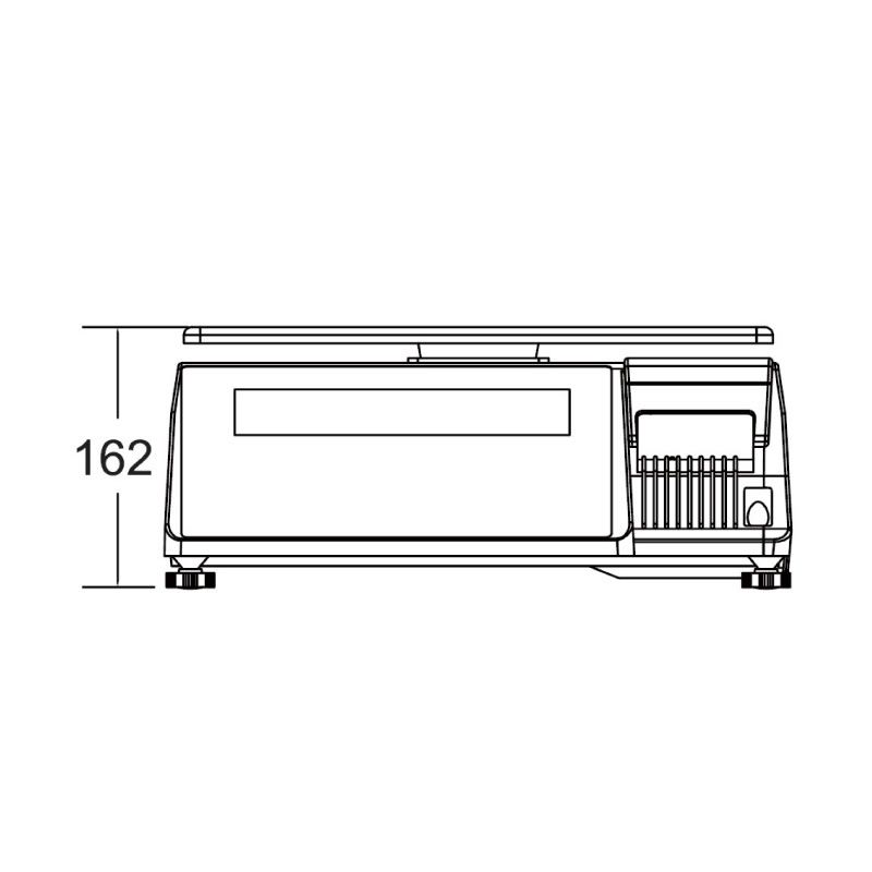 SM-100CS - Balance commerciale Digi France - poids/prix avec imprimante ticket/étiquette - 3/6 kg_1