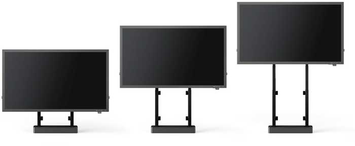 Support pour écran sol/mur motorisé RISE 2005 - 50 mm/s - Vogel's_1