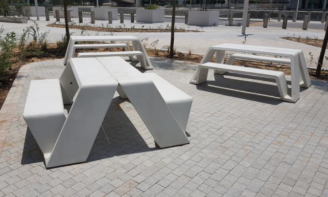 Table pique nique Multibench en béton JQ120, JQ60, JQ90, JR120, JRA100_1