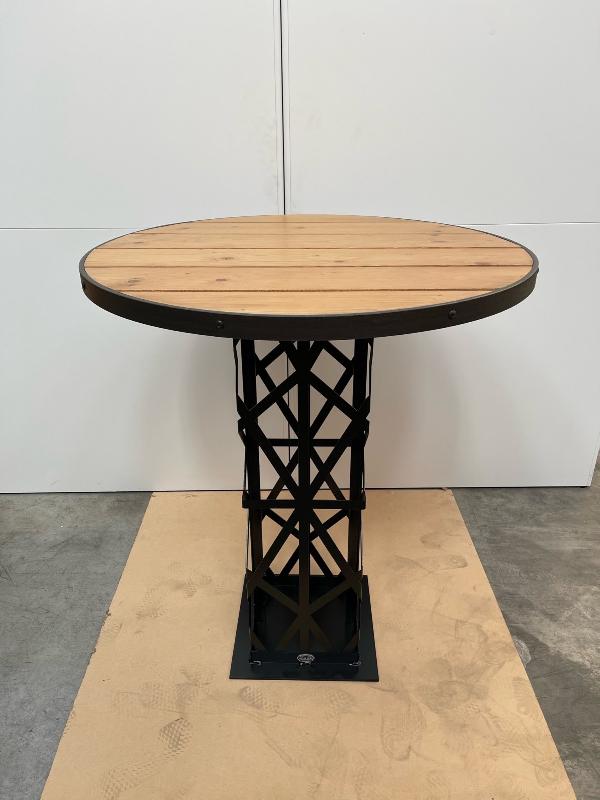 Table sur mesure - Mange debout - Pour intérieur ou extérieur - Metal Eure_1