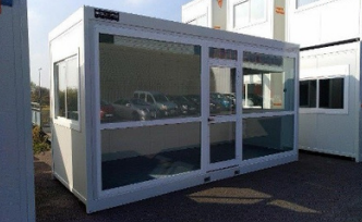 Bâtiment modulaire 20 pieds bulle de vente -Structure galvanisée juxtaposable, superposable R+2 - BTS OSR 15_2