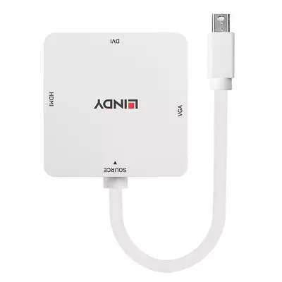 LINDY adaptateur mini dp 1.2 vers hdmi 4k30 dvi vga_1