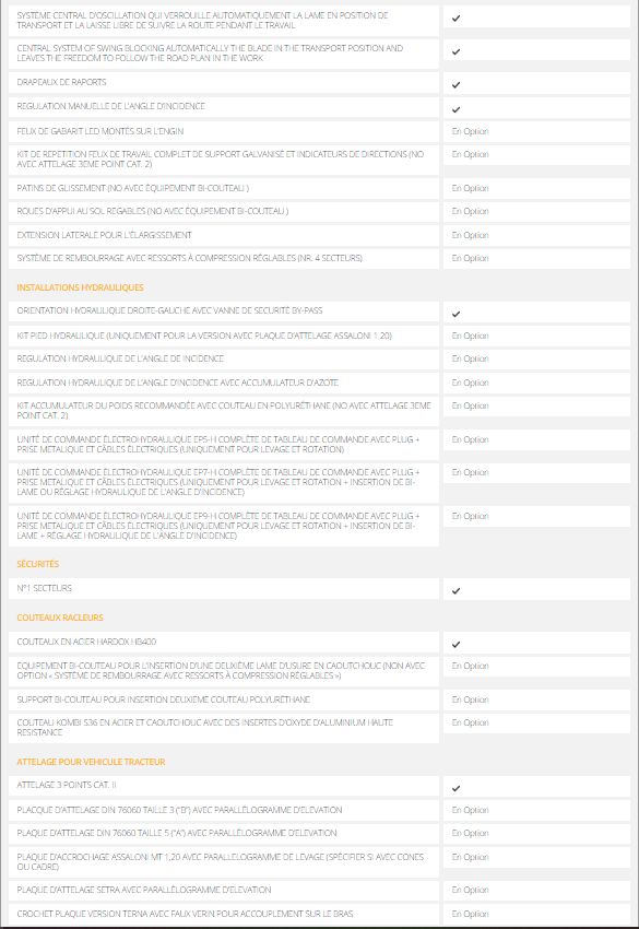 M2 Evolution 28 - Lame à neige moyennement lourde Orsi - brevetée avec soc en acier monolithique_1