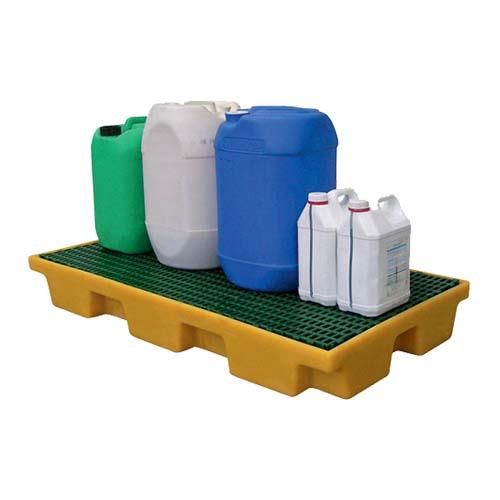 Plateforme de rétention basse 80 litres en PEHD - robuste et adaptée aux produits chimiques_1