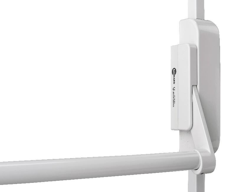 Serrure anti-panique 3 points haut et bas réversible - laqué blanc - porte maxi 1150 mm - norme CE NF EN1125 - marque THIRARD_1