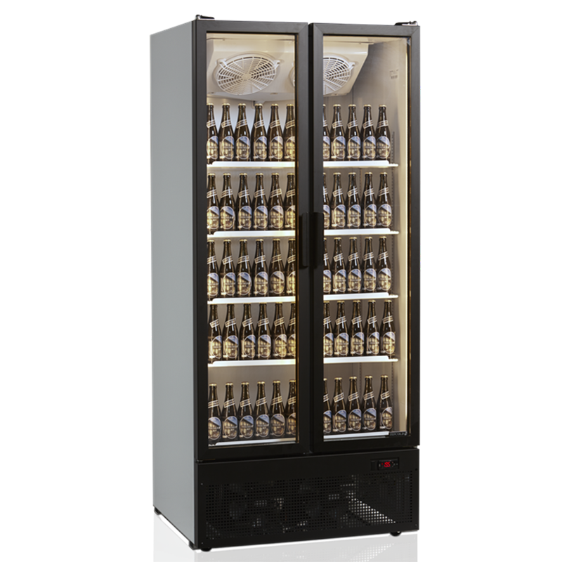 Armoire réfrigérée vitrée sans canopy 535L | Tefcold - FS890H_1