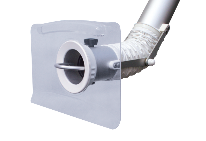 Bras aspirant télescopique Minitex - aspiration des fumées, poussières, gaz et vapeurs - montage mural et plafond_1