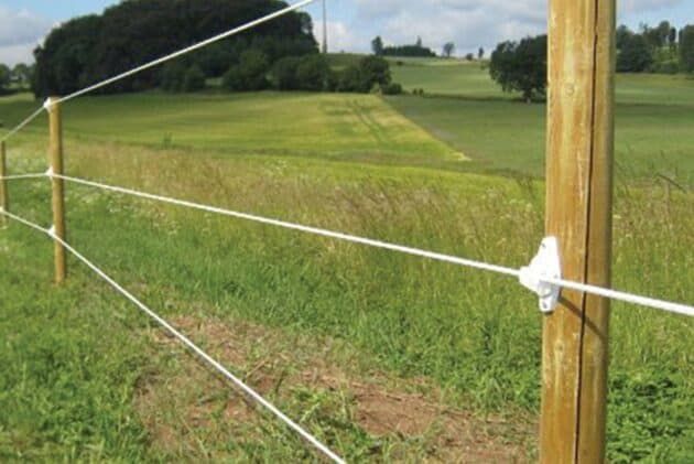 Clôture Hot Cote pour chevaux - Horse Stop - 400m blanc, ø 8mm, fil acier zingué enrobé polyéthylène - Ref. Chc400_1