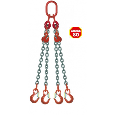 Elingue chaîne réglable avec crochets à linguet Référence 4349X_1