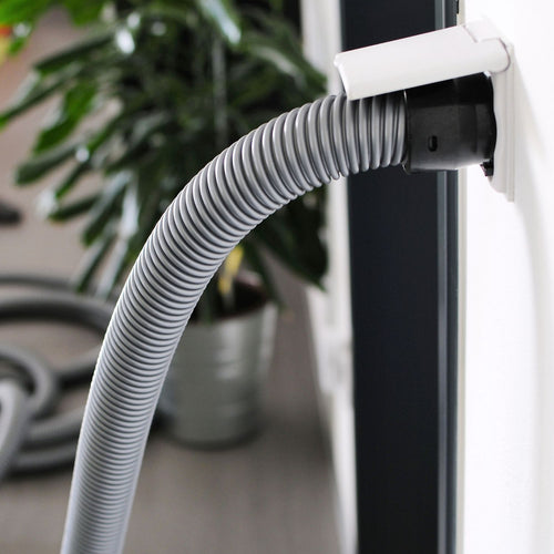 Aspirateur central pour salon de coiffure - Possibilité d'aspirer les cheveux sur les vêtements des clients - Olympia_1