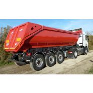 Bennes travaux publics Optisteel Fruehauf - Volume : 22 à 27 m³ - Acier spécial Hardox_1