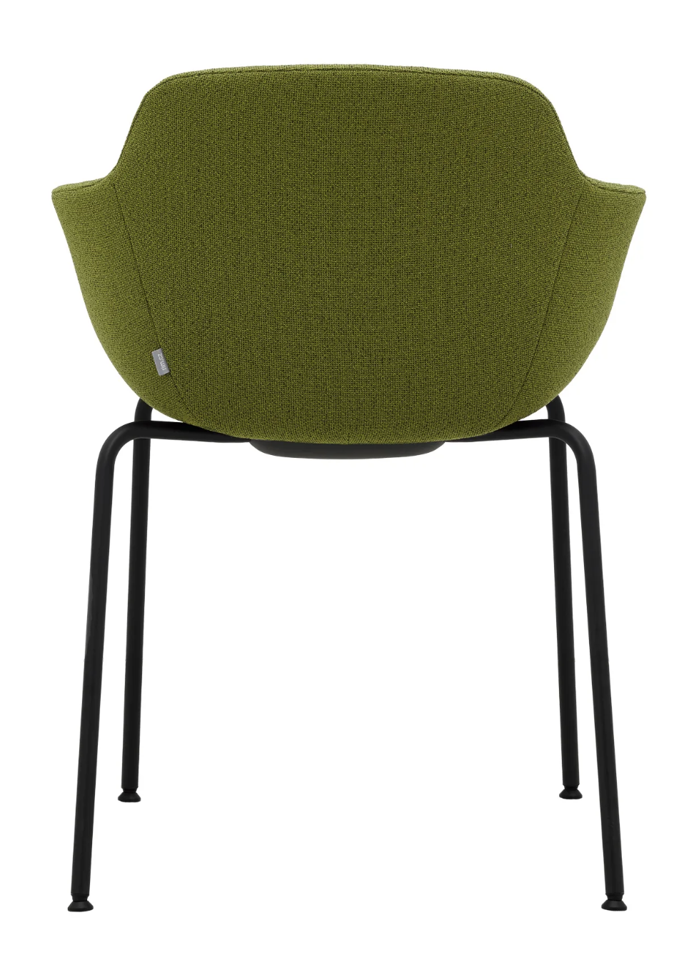 Chaise en coque plastique et pied métallique noir  - LORE_1