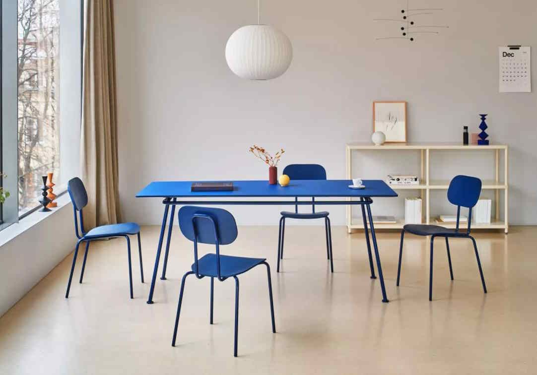 Chaise NEW-SCHOOL - design vintage revisité, empilable, configurable et polyvalente_1