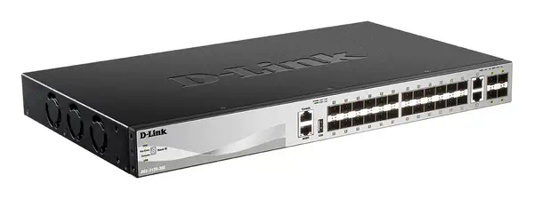 D-Link DGS-3130-30S/E commutateur réseau Géré L3 10G Ethernet (100/1000/10000) Gris_1