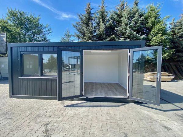 Module bureau 18 m² clé en main - Isolation performante - Menuiseries double vitrage - Sol PVC aspect bois - Électricité complète avec chauffage intégré_1