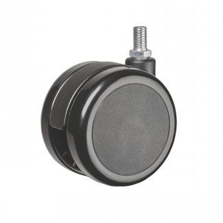 Roulette pour meuble pivotante, à tige filetée_1