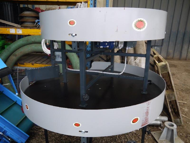 Table tournante NC EM1500 - diamètre 1500mm - vitesse réglable - avec paroi - Occasion_1