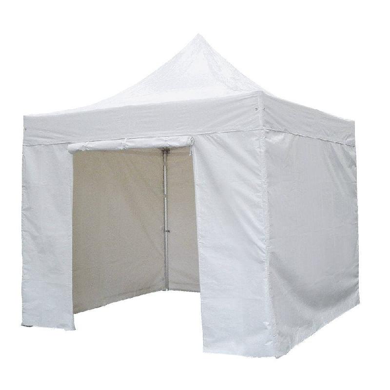 Tente pliante 3x4.5m - Structure acier, toile polyester 200 g/m² avec sac de transport_1