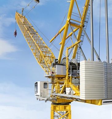 710 HC-L 32/64 Litronic - Grue à tour Liebherr - Hauteur max. sous crochet 52,00 m - Capacité de levage max. 64 000 kg - Portée max. 65,00 m_0