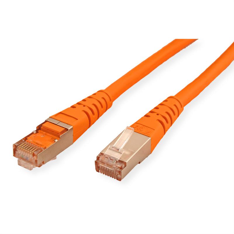 Cordon ROLINE Cat.6 (Classe E) S/FTP (PiMF), orange, 20 m_1