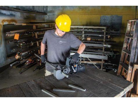 EFBE7015B, 265 kN Capacité, Cisailles coupe-barres plates électriques, Largeur maximale du matériau 15 mm, 120V_1