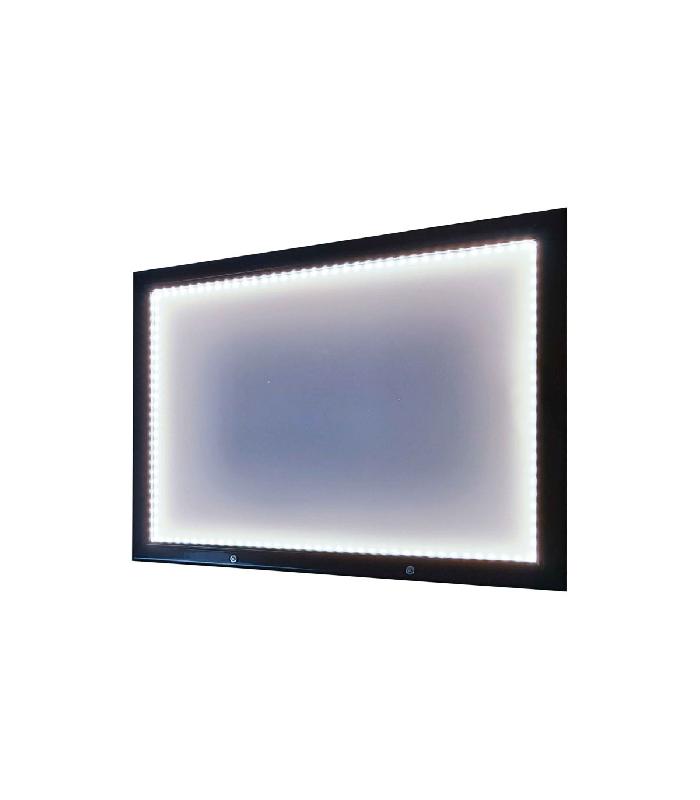 Porte menu mural métal pour 4 feuilles A4 avec option LED - Référence : LSTF65LED_1