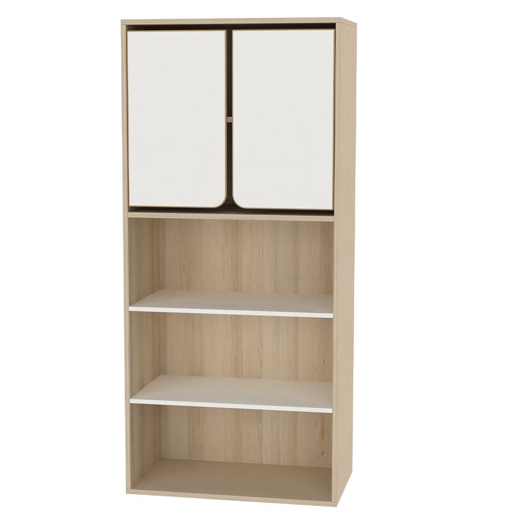 Rangement pour crèches 16.S/ ouvert - 2 portes - 3 cases - 1 étagère mobile - Dim : L782mm x H1723mm x P452mm_0