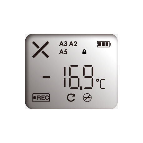 Dispositif de mesure de température USB/PDF pour plages de -100°C à +70°C