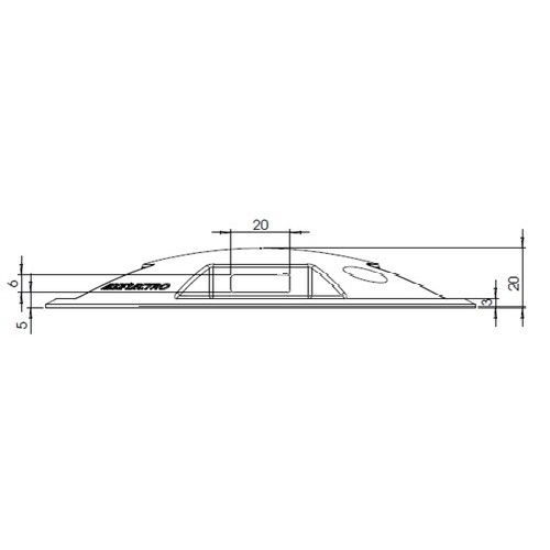 Balise led parking nova - plot routier - eccelectro - 144 mm_1