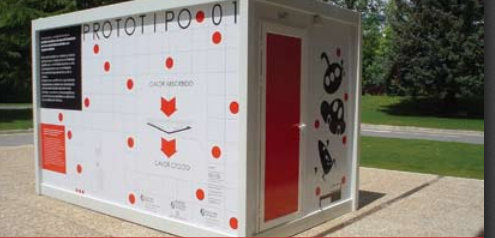 Bungalow de chantier - réfectoire, bureau, vestiaire - modulable et empilable avec structure galvanisée et panneau sandwich_1