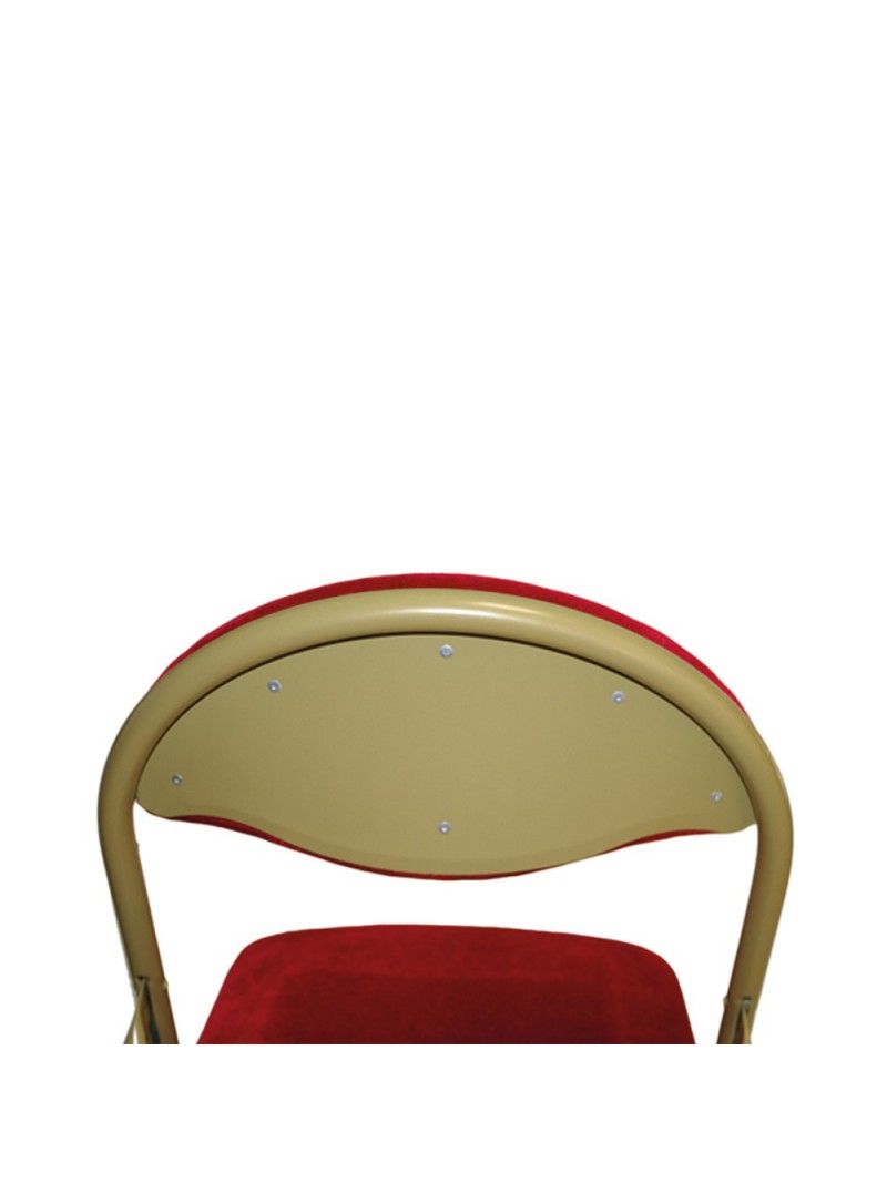 Charlotte - chaise pliante - vif furniture - bronze/bordeaux_1