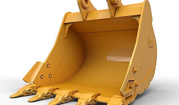 Godet d'excavation à usage normal avec lame de nivellement - caterpillar finance france - 1 400 mm (55 in) - capacité 1.86 m³_1