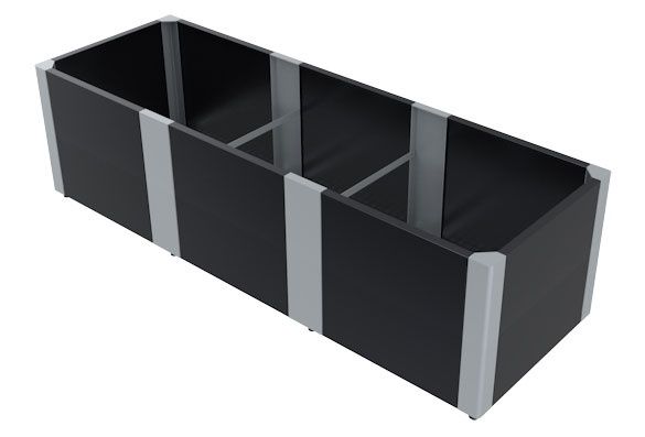 Jardinière Lido 130207 - Komserwis - Acier verni - Hauteur 102 cm_1